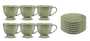 Servis set Assiett & Mugg Cult Design Orient Cranberry Pesto 12 delar