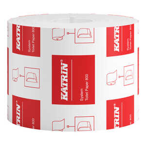 Toalettpapper Katrin System Low Pallet 2-lag Vit 800m 36rl