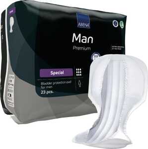 Herrskydd Abena Man Special Premium Vit 73x37cm 23st