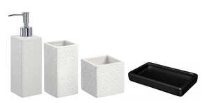 Badrumsset Cult Design Kub Orient Vit 4 delar