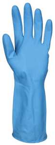 Städhandske Abena Latex-Velour Blå