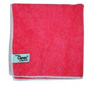 Microfiberduk Vikur Clean T3 Röd 33x33cm