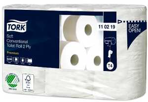 Toalettpapper Tork Mjukt Premium T4 Vit 42rl