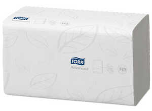 Pappershandduk Tork Mjuk Singlefold Advanced Vit 3750ark