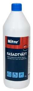 Grovrengöring Nitor Fasadtvätt utan Blekeffekt 1L