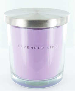 Doftljus med Metallock Lavender Lime 60-65 h