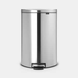 Pedalhink Brabantia Bin Flatback Matt Stål FPP 40L