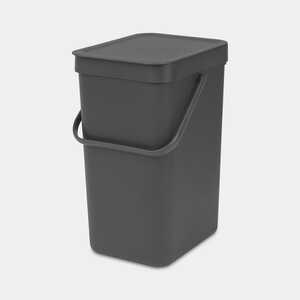 Papperskorg Brabantia Sort and Go Grå 12L