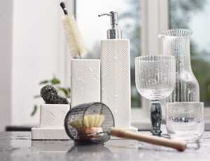 Diskbänksset Cult Design Kub Fishbone Vit 4 delar