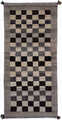 Handknuten Persisk matta Gabbeh Shiraz Ull Creme/Grå 77x160cm