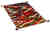 Handknuten Persisk matta Gabbeh Shiraz Ull Flerfärgad 77x117cm bild 3