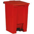 Soptunna Rubermaid Slim Jim Step-On Can Röd 50L