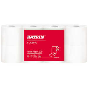 Toalettpapper Katrin 200 2-lag Vit 25m 64rl