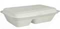 Hämtbox Abena Bagasse 2-Fack 250x162x63mm 50st