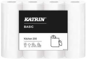 Köksrulle Katrin Basic 200 1-lag Vit 32rl