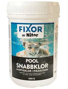 Snabbklor Fixor by Nitor Tabletter för Pool 600g