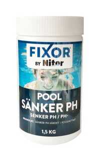 Sänker PH Fixor by Nitor för Pool 1.5kg