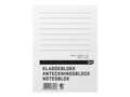 Anteckningsblock Linjerat TF A6 100 Blad