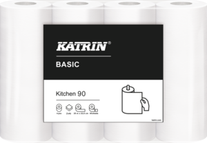 Köksrulle Katrin Basic 90 2-lag Vit 32rl