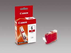 Bläckpatroner Canon BCI-6R Röd