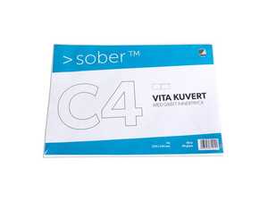 Kuvert  Sober C4 Ps Vit 50st