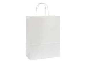 Pappersbärkasse Small Vit 24x11x31cm 150st