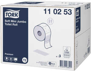 Toalettpapper Tork Mini Jumbo Mjukt Premium T2 12rl