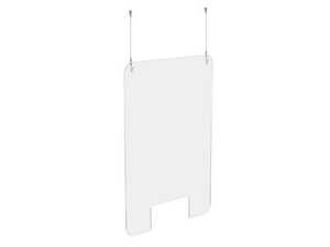 Skyddsskärm Exacompta Ceiling+Tillbehör 66x100cm